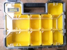 STANLEY FATMAX Pro Deep Storage Organiser for Small Parts 10 Removable Tools DIY
