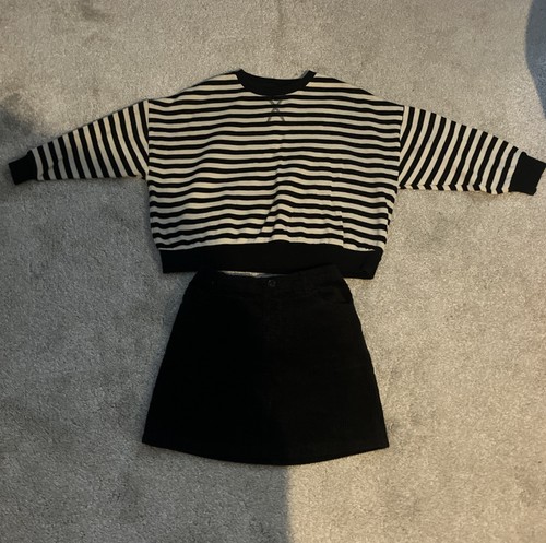 Next black cord skirt - black, (age