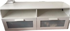 IKEA BRIMNES TV UNIT WITH TWO DRAWERS IN WHITE