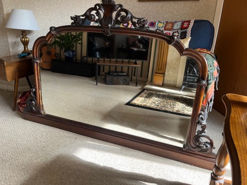 Mirror large mantle sideboard - large,