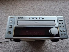 Denon UD-M3 CD Player RDS Radio Text MIni Stereo System Silver. Tested Works