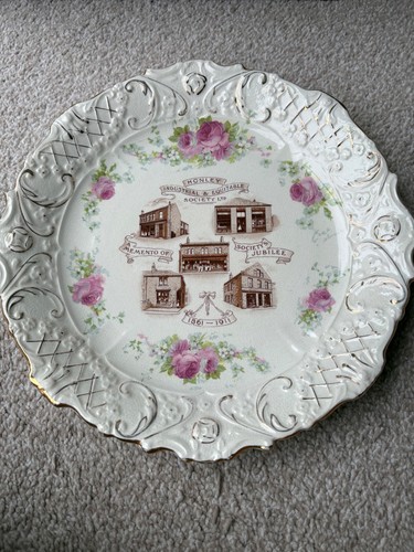 Antique edwardian china plate - antique,