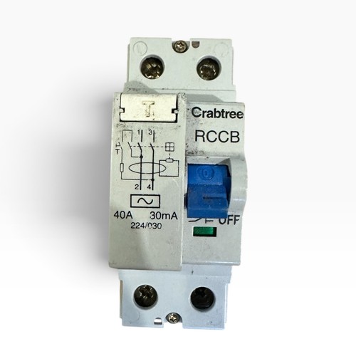 Crabtree 224 030 40a 30ma - 30ma, rccb
