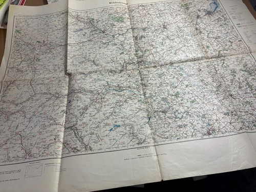 1939 map middlesbrough - .1939,