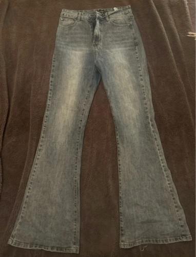 Prettylittlething blue denim - blue,