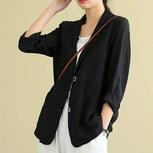Lady cotton linen - linen, suit