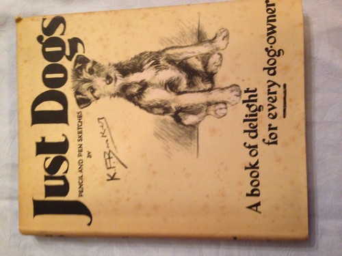 Antique book just dogs f - antique,