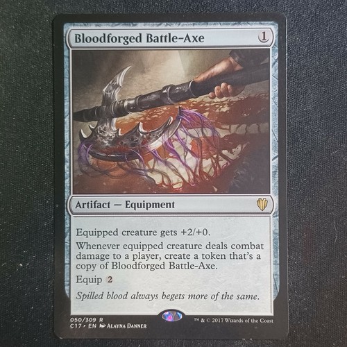 Bloodforged battle axe - bloodforged, battle-axe