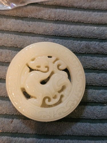 Dragon pendant 50mm carved - pendant,