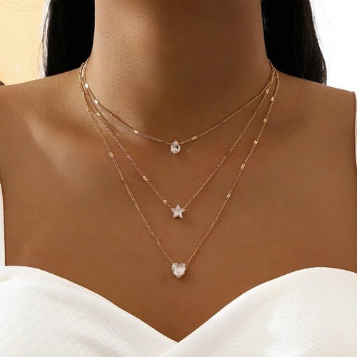 Ladies tier necklace - 3,