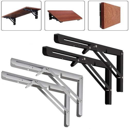 Folding shelf bracket - folding,