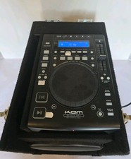 Kam KCD 400 CD Player with Pitch Control / Potogram CDS Series Speaker DJ Setup