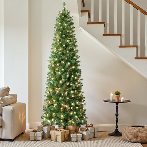 Slim christmas tree pencil - christmas,