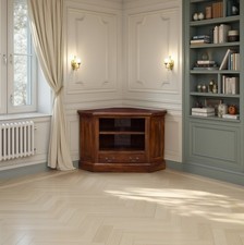 Mahogany Corner TV unit with