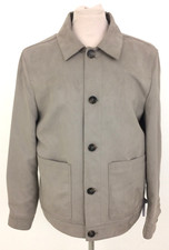 Autograph Men's Faux Suede Harrington Jacket NWOT F1