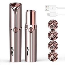 Facial Hair Remover for Women, USB Rechargeable Painless Hair Removal Waterproof