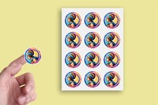 x24 Warrior sticker Envelope