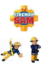 Fireman sam logo cake - sam,