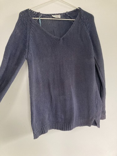 Indigo long sleeve - m&s, knit