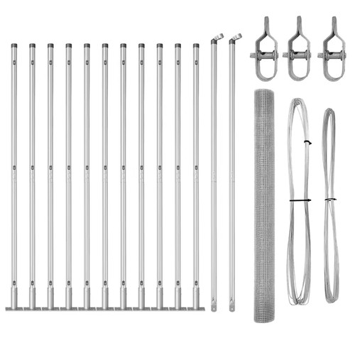 Welded wire fence with - wire,