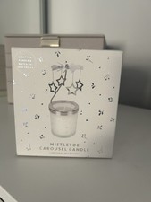 Mistletoe Carousel Candle With