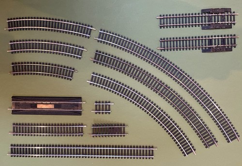 Hornby steel straight and - oo,