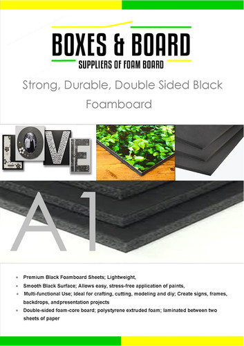 Black 5mm foamboard 5 - foamboard,