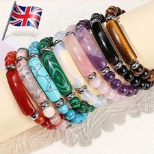 Adjustable Natural Stone Beaded Healing Bracelet Bangle for Women Men Jewellery