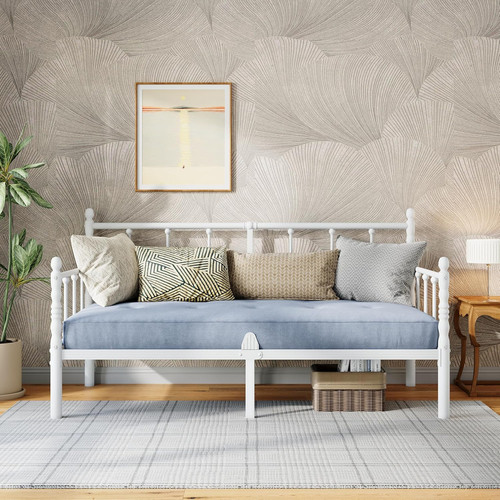 Vintage white twin daybed - white,