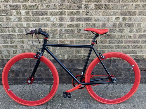 Black red single speed - , black/red