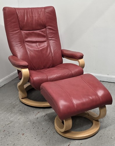 Himolla leather recliner chair - recliner,