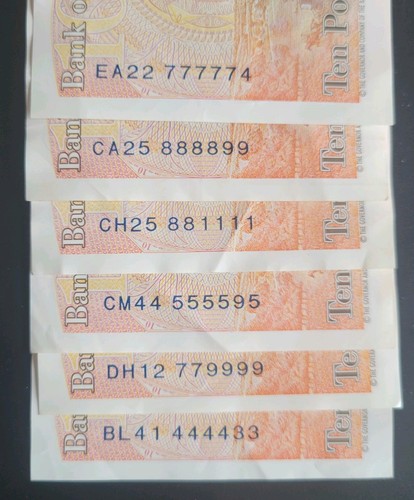 Polymer ten pound note - c,