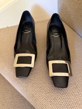 Roger Vivier Black Leather