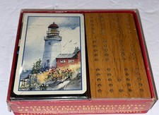 Vintage Traveling Cribbage Set
