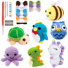 Beginners Starter Pack Beginner Crochet Kit Animal Complete Crochet Kits Sets ma
