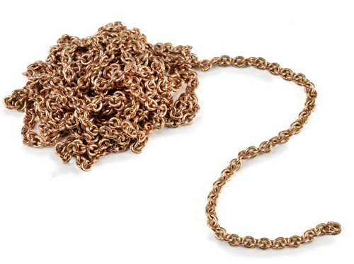 Amati brass chain 1mm b4360 - brass,