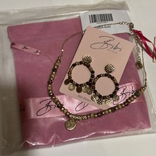 Bibi bijoux Necklace & Earring Gift Set New
