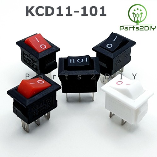 Kcd11 101 mini rocker switch - kcd11-101,