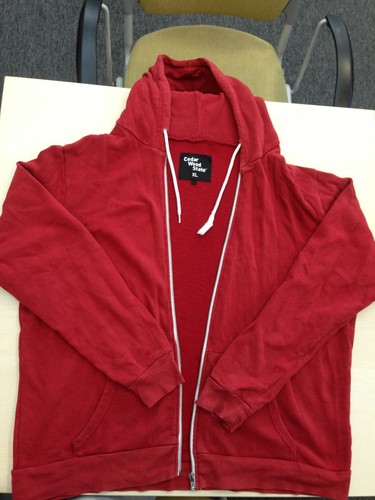 Red cedar wood hoodie with - cedar,