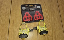 Look 296 Delta Clipless Road Bike Pedals Retro With Cleets 