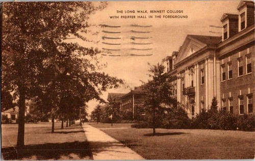Greensboro postcard bennett - postcard,