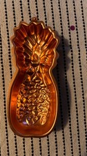 Vintage Pineapple Copper Jelly Mold  Retro Kitchen Decor Cottage
