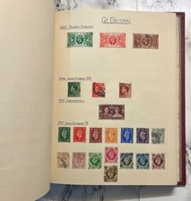 Worldwide Post Stamps Collection Album Frank Godden and One Pound Note 1970 Rare