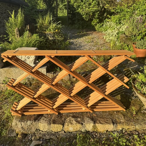 Solid wood diamond shelf - solid,