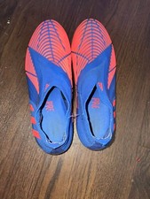 Adidas Unisex Predator Edge+ Low FG Football Boots / Blue / Red 