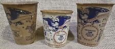 3 Vintage US Bicentennial 1976 Sweetheart Paper Drink Cups Coffe Machine RARE!!!