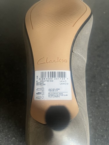 Clarks cream leather heeled - clarks,