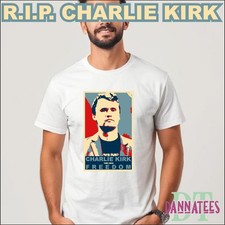 Tribute to CHARLIE KIRK * FREEDOM T-shirt Unisex from S to 6XL
