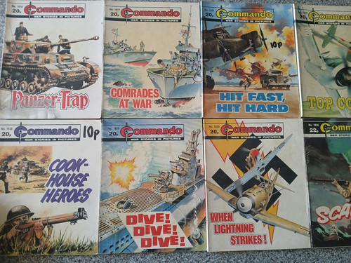 Commando comics job lot bundle - commando,
