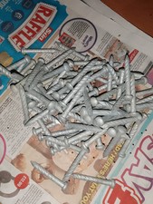 50mm GALVANISED TWIST THREAD DRIVE SCREW NAILS 2" CORRUGATED ROOFING    Pack 97 